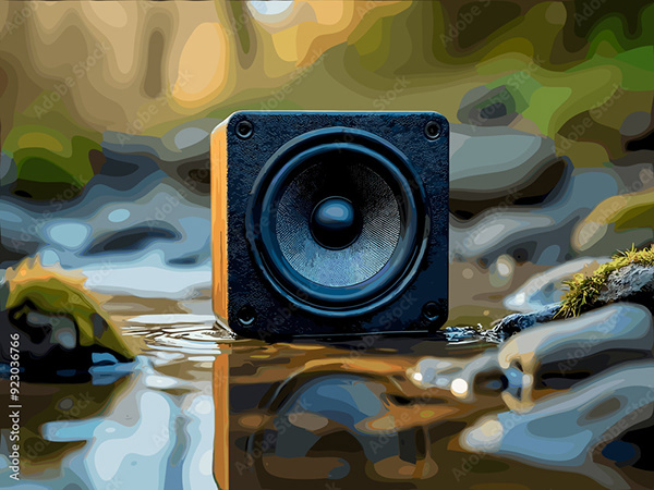 Speakers Music Audio Subwoofers — Adobe Stock 923036766