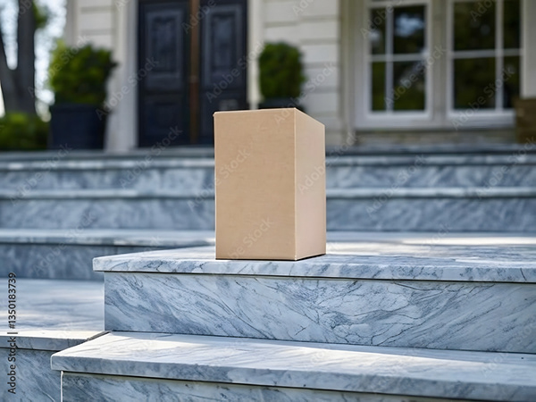 Box Package Delivery Collection — Adobe Stock 1350183739
