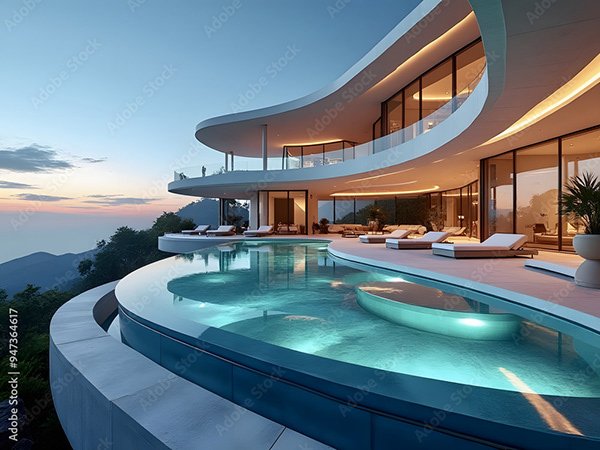 Mansion - Houses - Homes — Adobe Stock 947364617