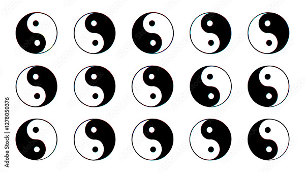 Yin Yangs — Adobe Stock 1278050376