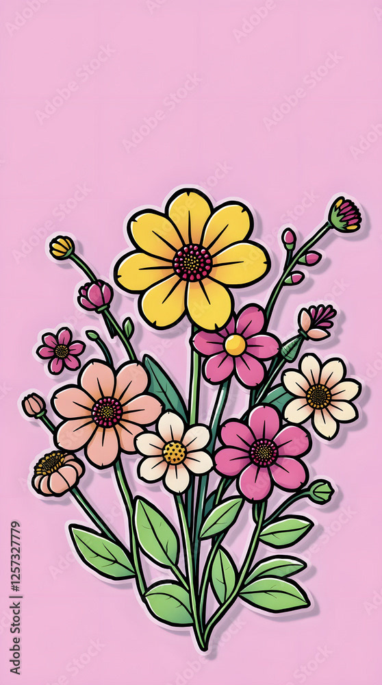 Floral - Flowers — Adobe Stock 1257327779