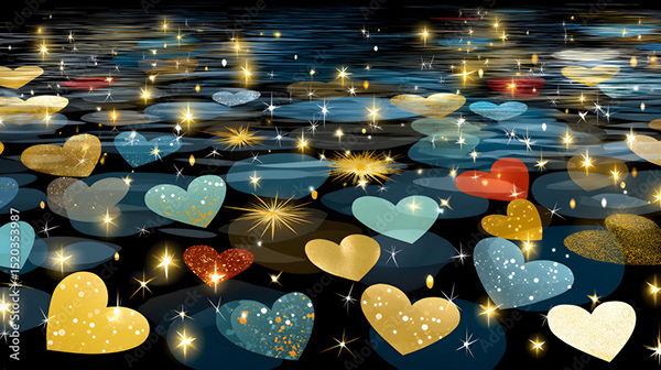 Hearts - Love - Valentine’s — Adobe Stock 1520353987