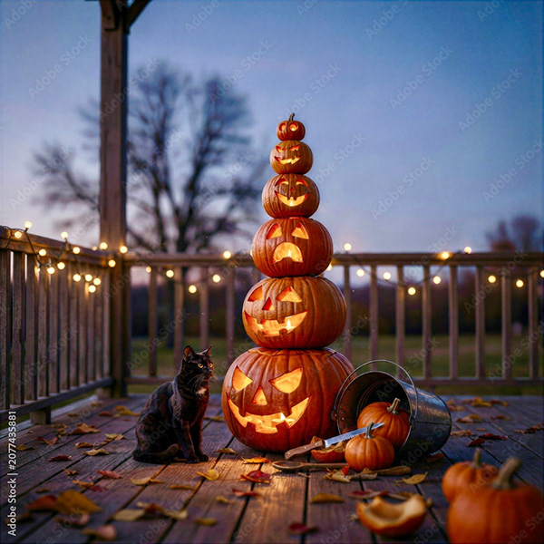 Jack-O-Lantern Collection — Adobe Stock 2077435881