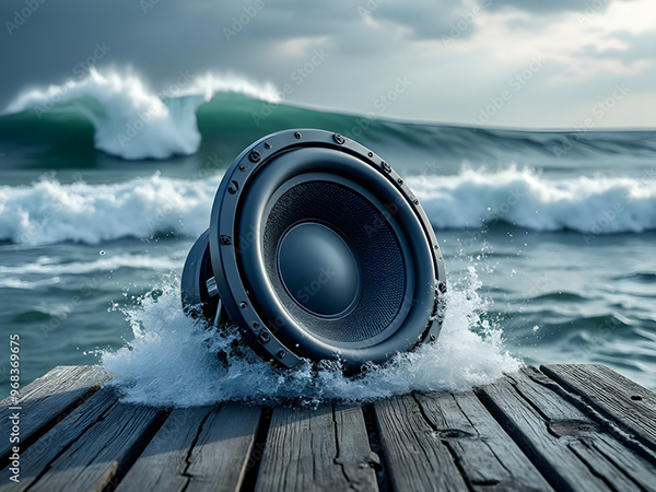 Speakers Music Audio Subwoofers — Adobe Stock 968369675