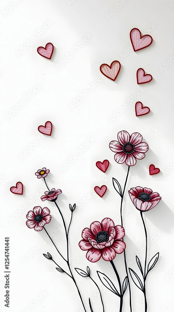 Floral - Flowers — Adobe Stock 1254741441