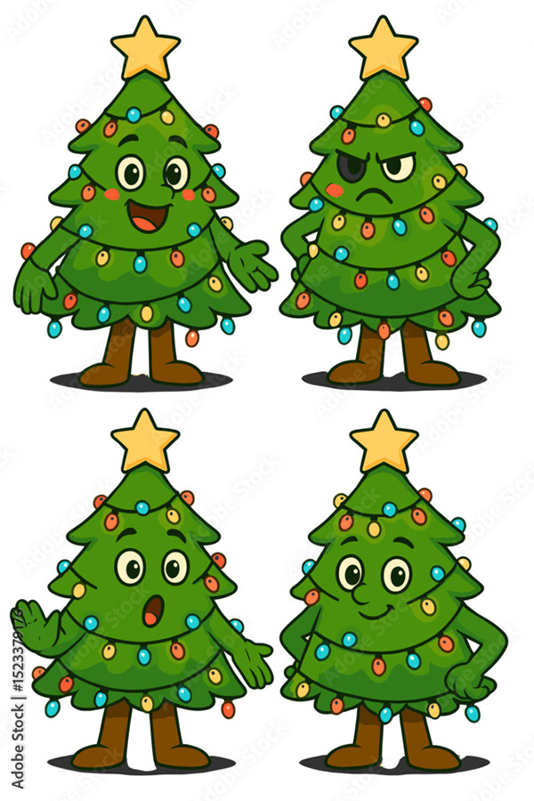 Trees Collections — Adobe Stock 1523379176