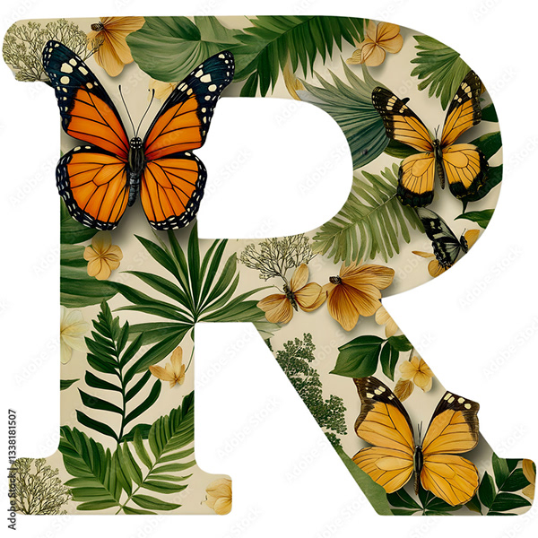 Letter Alphabet Collection — Adobe Stock 1338181507