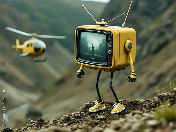 Vintage Televisions — Adobe Stock 960621928