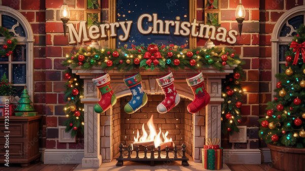 Christmas - Santas - Elves — Adobe Stock 1735321013
