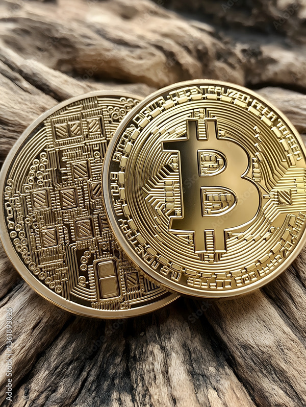 Bitcoin Coin Art Cryptocurrency — Adobe Stock 1361893825