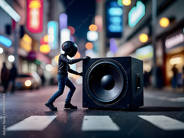 Speakers Music Audio Subwoofers — Adobe Stock 966687088