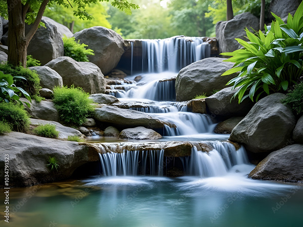 Waterfalls Collection — Adobe Stock 1034791323