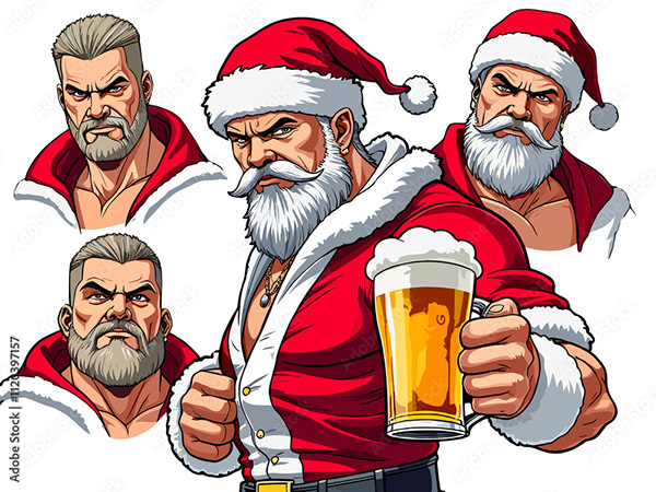 Santas — Adobe Stock 1120397157