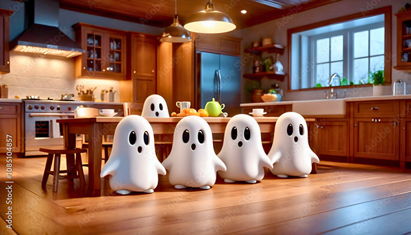 Ghosts Collection — Adobe Stock 1085104857