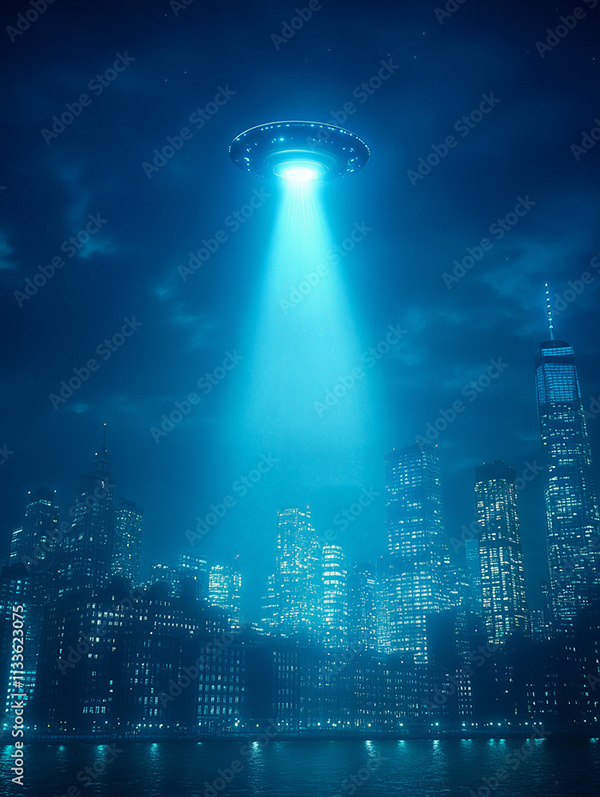 Ufo - Spaceship - Flying Saucers — Adobe Stock 1133623075