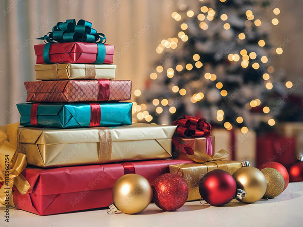 Wrapped Presents Collection — Adobe Stock 1113366754