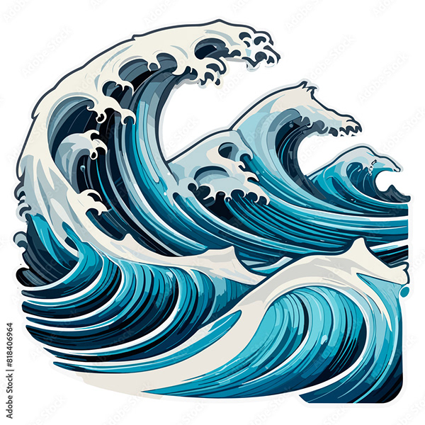 Ocean Waves Collection — Adobe Stock 818406964