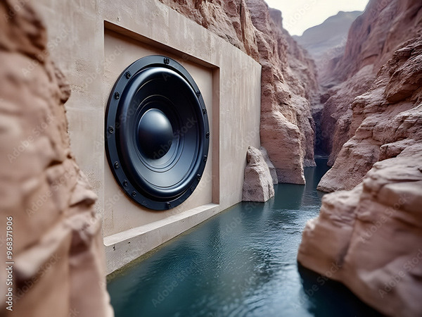 Speakers Music Audio Subwoofers — Adobe Stock 968371906
