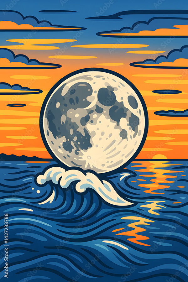 Moons Collection — Adobe Stock 1427233788