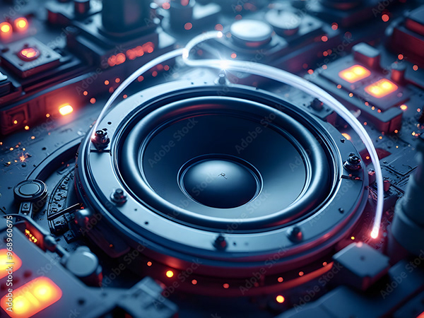 Speakers Music Audio Subwoofers — Adobe Stock 968960675