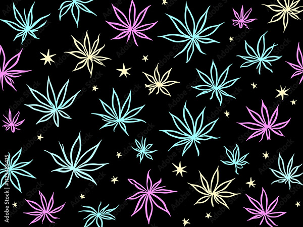 Weed Cannabis MJ Collection — Adobe Stock 1125455415