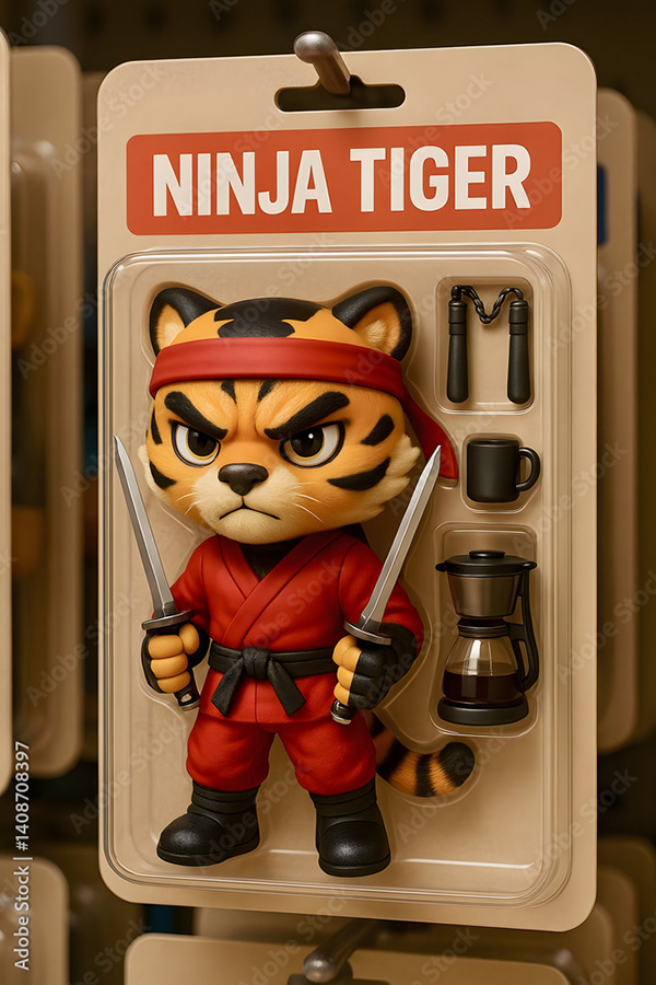 Toys In Packaging Blister Pack — Adobe Stock 1408708397