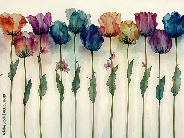 Floral - Flowers — Adobe Stock 1376816318