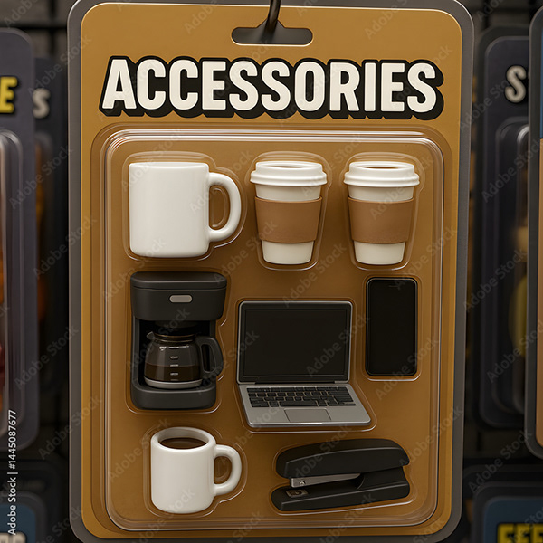 Toys In Packaging Blister Pack — Adobe Stock 1445087677