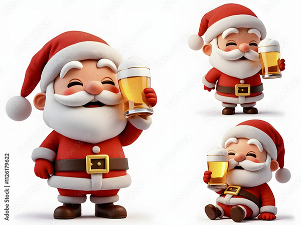 Santas — Adobe Stock 1126179622
