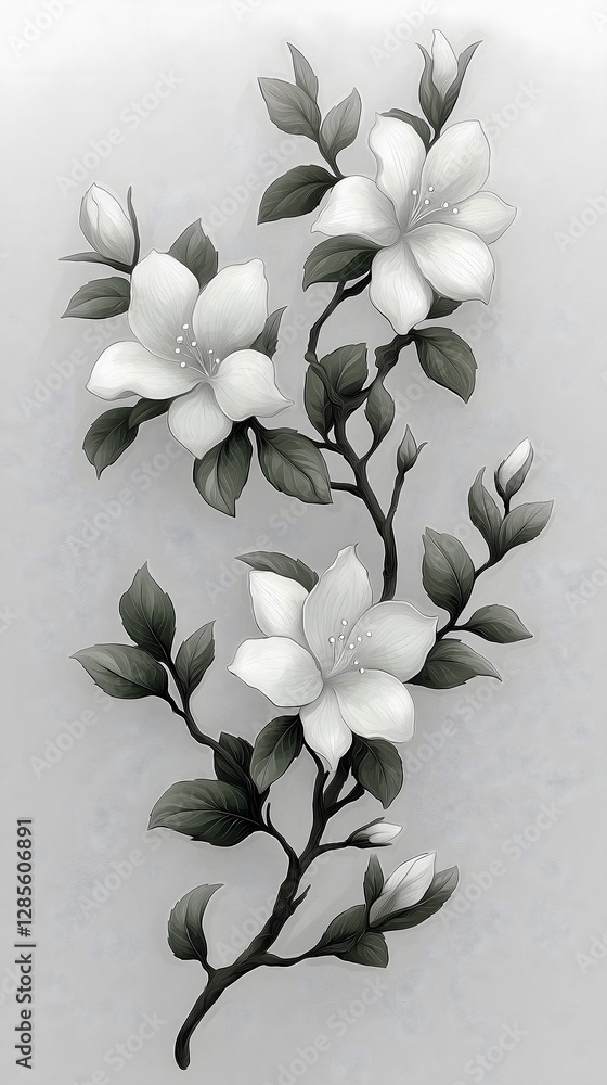 Floral - Flowers — Adobe Stock 1285606891