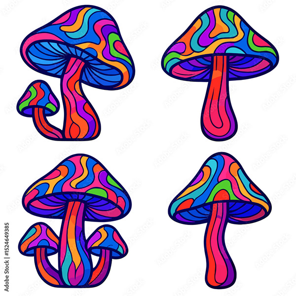 Mushroom Collection — Adobe Stock 1524649385
