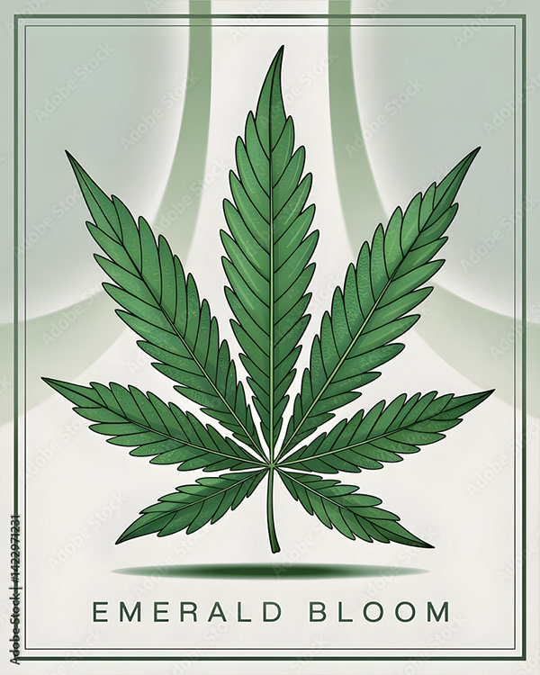 Weed Cannabis MJ Collection — Adobe Stock 1422971231