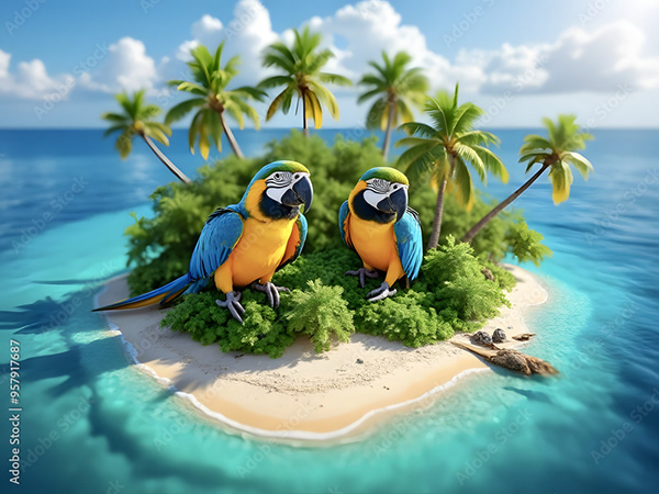 Palm Trees Collection — Adobe Stock 957917687