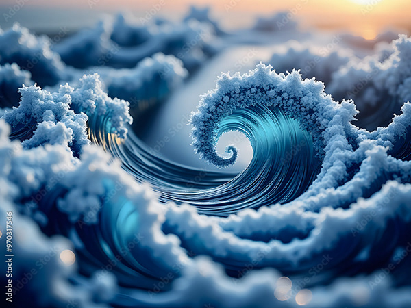 Ocean Waves Collection — Adobe Stock 970317546