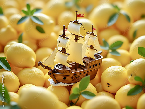 Lemon Lime Characters — Adobe Stock 974075760