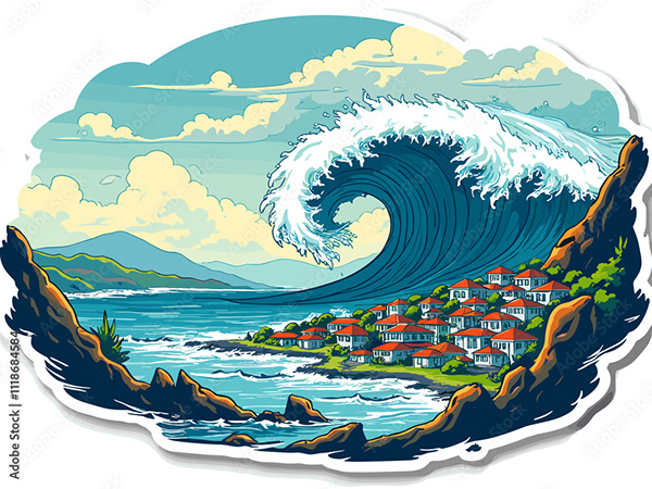 Ocean Waves Collection — Adobe Stock 1118684584