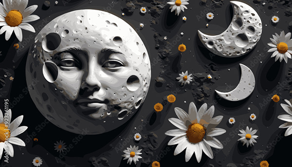 Moons Collection — Adobe Stock 923261195