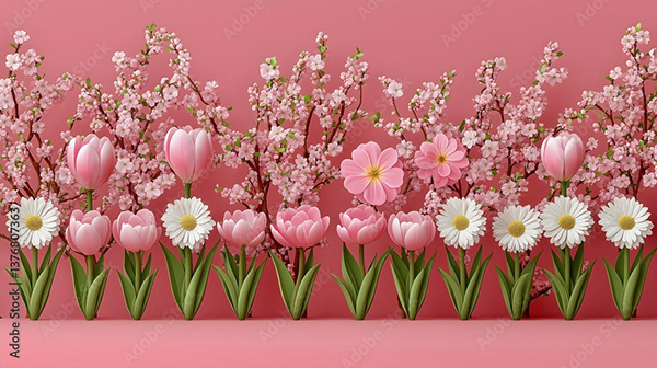 Floral - Flowers — Adobe Stock 1376807363