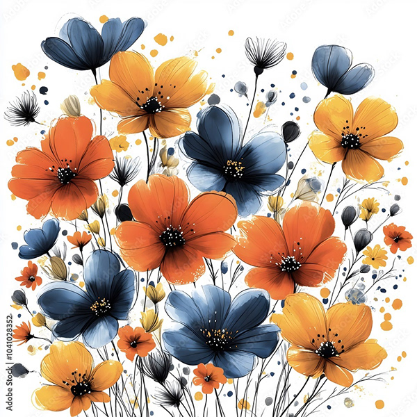 Floral - Flowers — Adobe Stock 1041028352