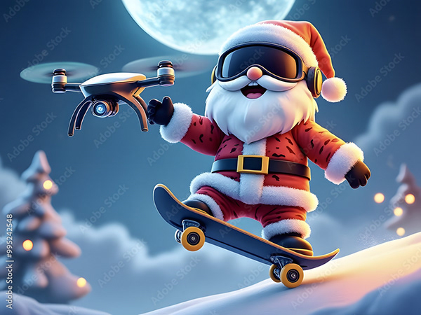 Christmas - Santas - Elves — Adobe Stock 995242548