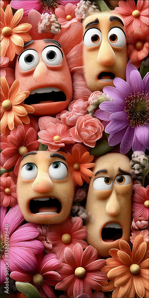 Floral - Flowers — Adobe Stock 1383029640
