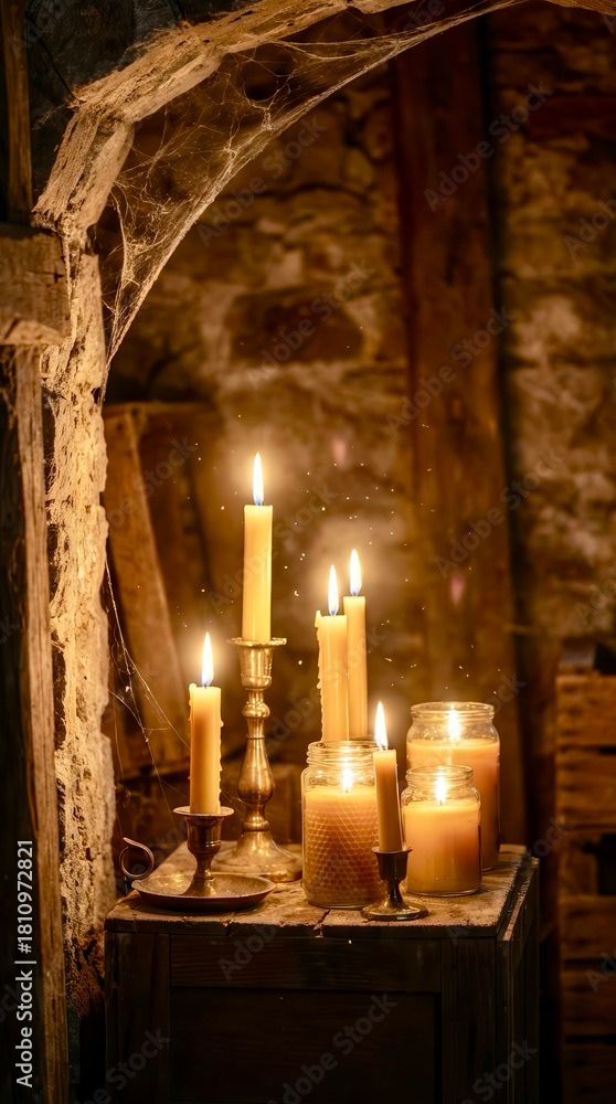 Candles Collection — Adobe Stock 1810972821