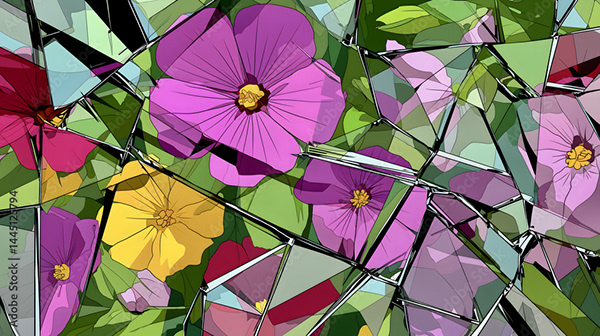 Floral - Flowers — Adobe Stock 1445125794