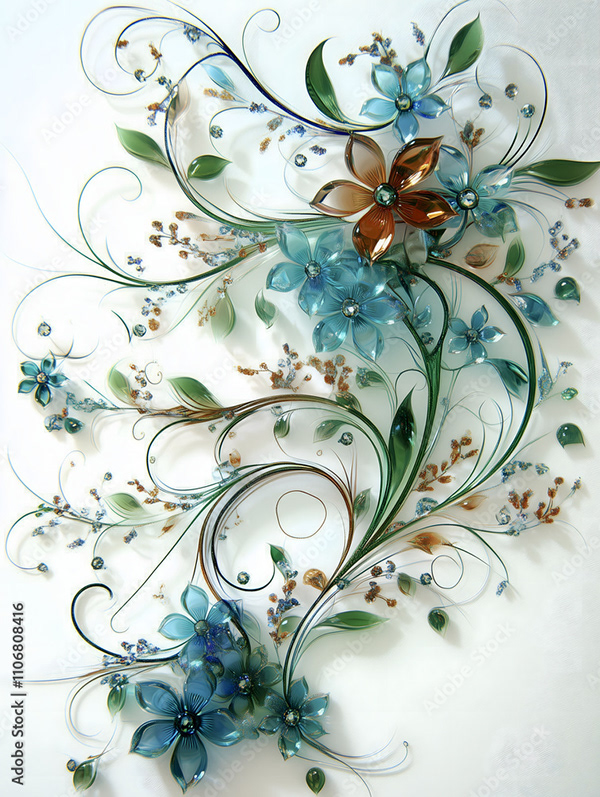Floral - Flowers — Adobe Stock 1106808416