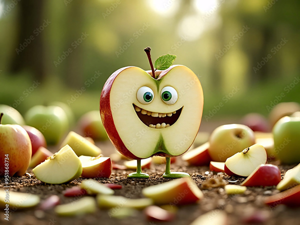 Apples - Apple Juice — Adobe Stock 951868734