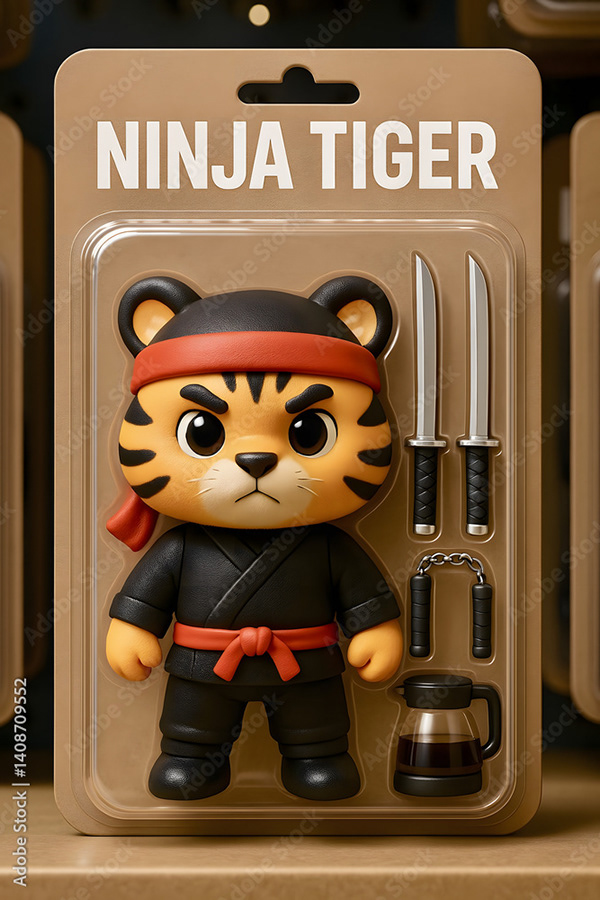 Toys In Packaging Blister Pack — Adobe Stock 1408709552