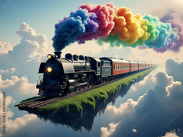 Trains Collection — Adobe Stock 1072903590