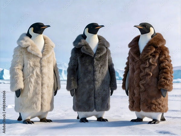 Penguins — Adobe Stock 1983862066