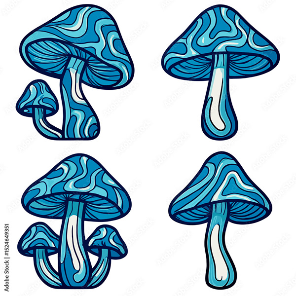 Mushroom Collection — Adobe Stock 1524649351