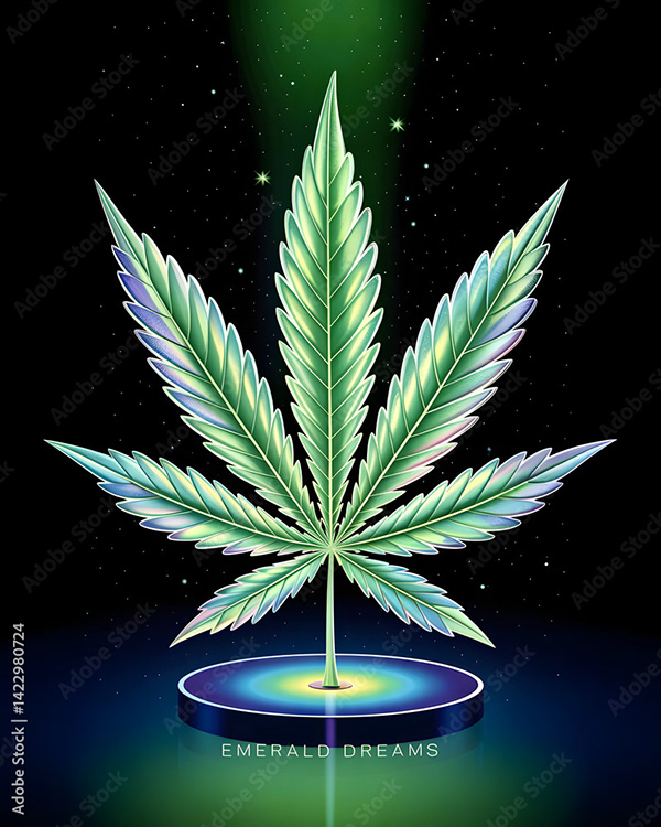 Weed Cannabis MJ Collection — Adobe Stock 1422980724